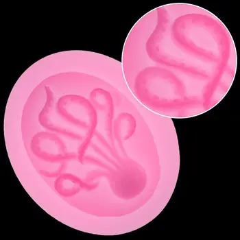 

High quality Gadgets Fondant Molds Octopus Mold Silicone Steampunk Polymer Clay Resin Fondant Octopus Baking Candy Mold