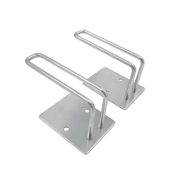 

Ptoc 304 Stainless Steel Pot Lid Rack Hook Multi-function Storage Nail-free Glue Wall Hooks Kitchen Organizer 2020 Special Offer