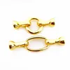 Wholesale DIY Natural Stones Beads Jewelry Making Accessories Silver/Gold/Rose Gold Metal Connector Clasps Findings ► Photo 1/5