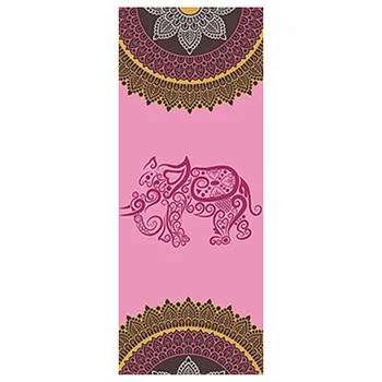 

Folding Yoga Towel Mat Cover Fitness Travel Portable Absorb Sweat Workout Non Slip Home Exercise Pilates Indoor Sports Gym