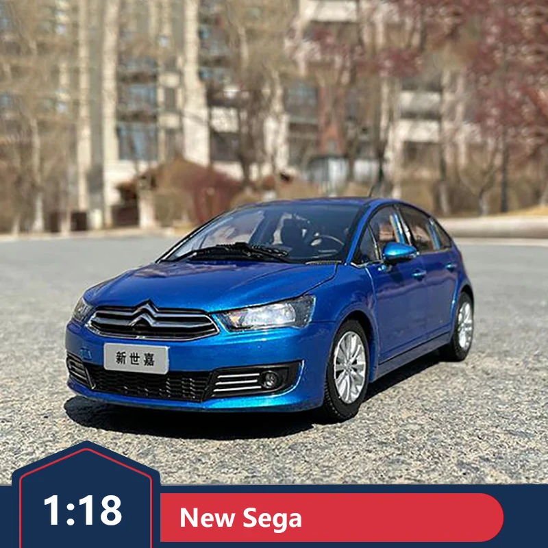 Отечественный оригинальный Dongfeng Citroen Новый хэтчбек Sega 1:18 Модель автомобиля из
