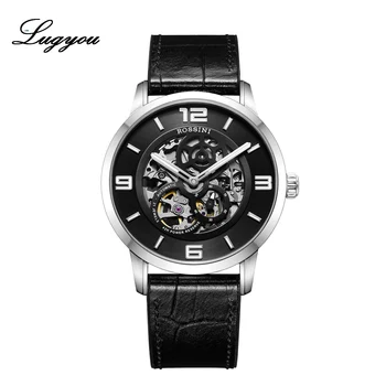 

Lugyou Rossini Mechanical Men Watch New Fashion Skeleton Waterproof Automatic Wristwatch 519909