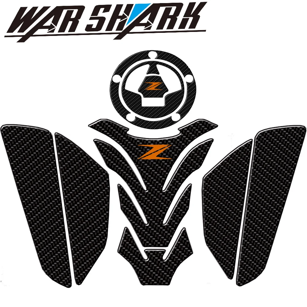 Для Kawasaki z750 Z800 z900 Z1000 Z Логотип Мотоцикл 3D танк Pad Защитная Наклейка - Цвет: D 1 set
