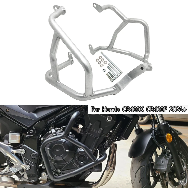 

CB400X CB400F Engine Guard Crash Tank Bar Bumper Fairing Frame Protector Crash Bar For Honda CB 400X 400F CB400 X 2021 Motorcycl