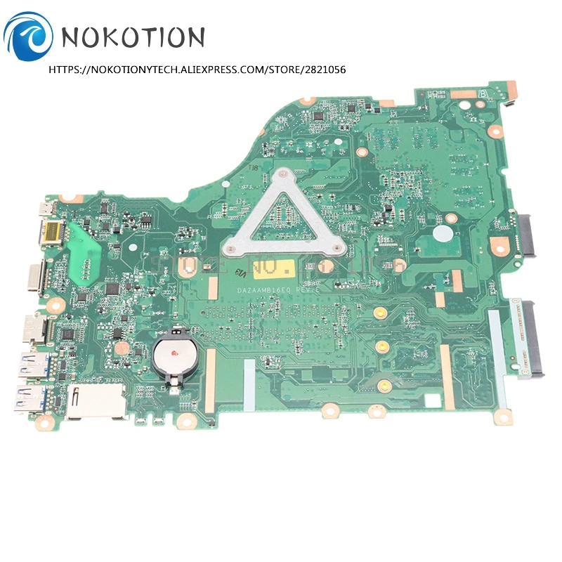 NOKOTION для ACER aspire E5 575G материнская плата ноутбука SR2ZU I5 7200U CPU 940MX GPU DAZAAMB16E0 NBGD411006