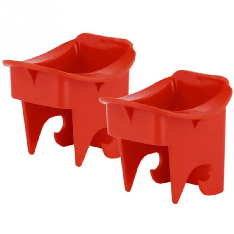 Hebilla de ABS de Color rojo para coche, conectores de pestillo de bebé, guía de localizador Isofix de asiento de coche, 1 par