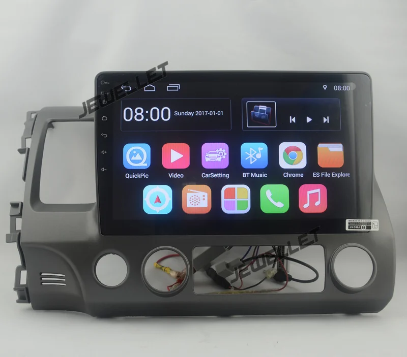 

10.1" Octa core 2.5D IPS screen Android 8.1 Car GPS radio Navigation for Honda Civic 2006-2011 with 4G/Wifi, DVR OBD 1080P