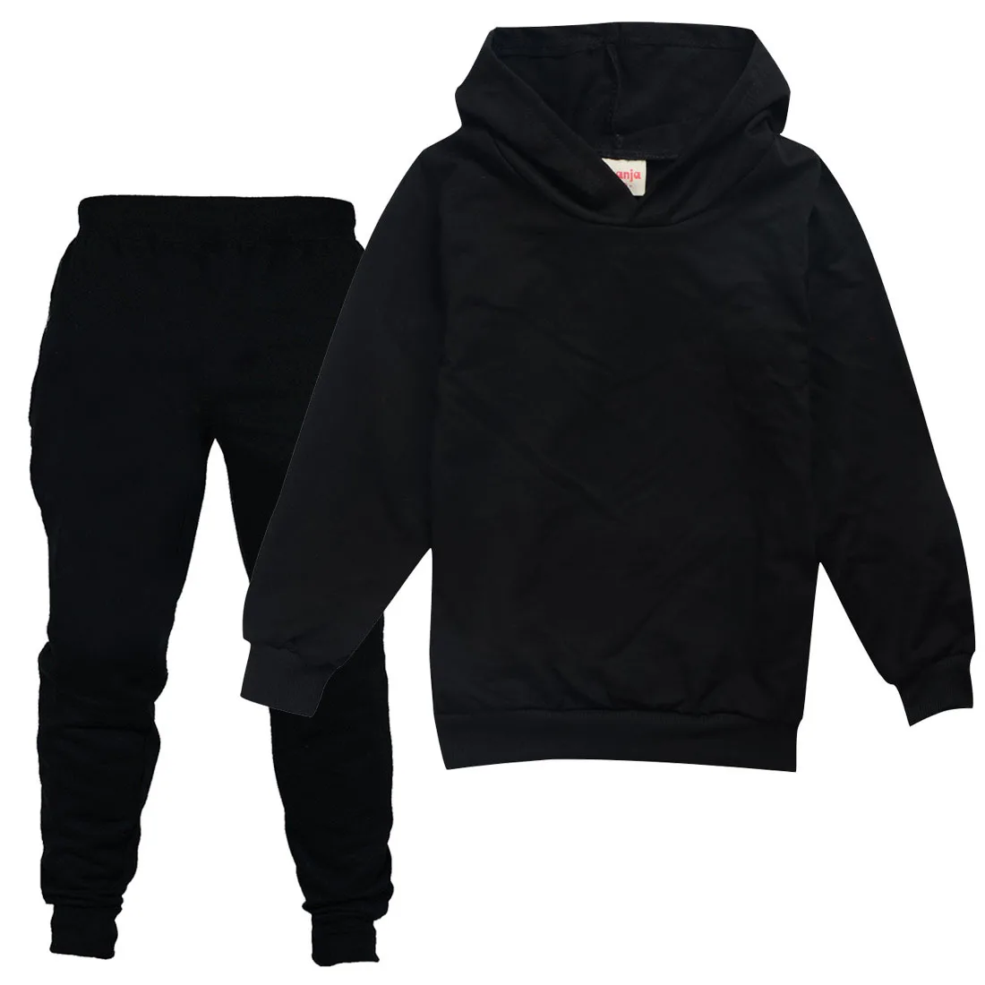 

Spring and autumn new children's clothing long-sleeved suit girls sweater + trousers pure color simple fashion casual suit