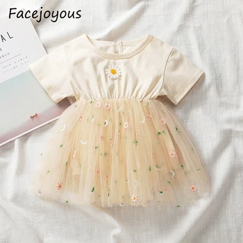 

Baby Summer Clothes Baby Girl Bodysuit Short Sleeve Jumpsuit Child Dress Lovely Flower Print Baby Girl Clothes