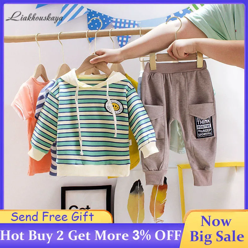 Одежда для новорожденных Осень-зима 2020 мальчиков и девочек новинка Топ с длинным