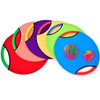 

Children Bouncing Ball Elastic Ring Throw Catch Ball Outdoor Sports Game Kindergarten Activities Fun Kids Interactive Sports Toy