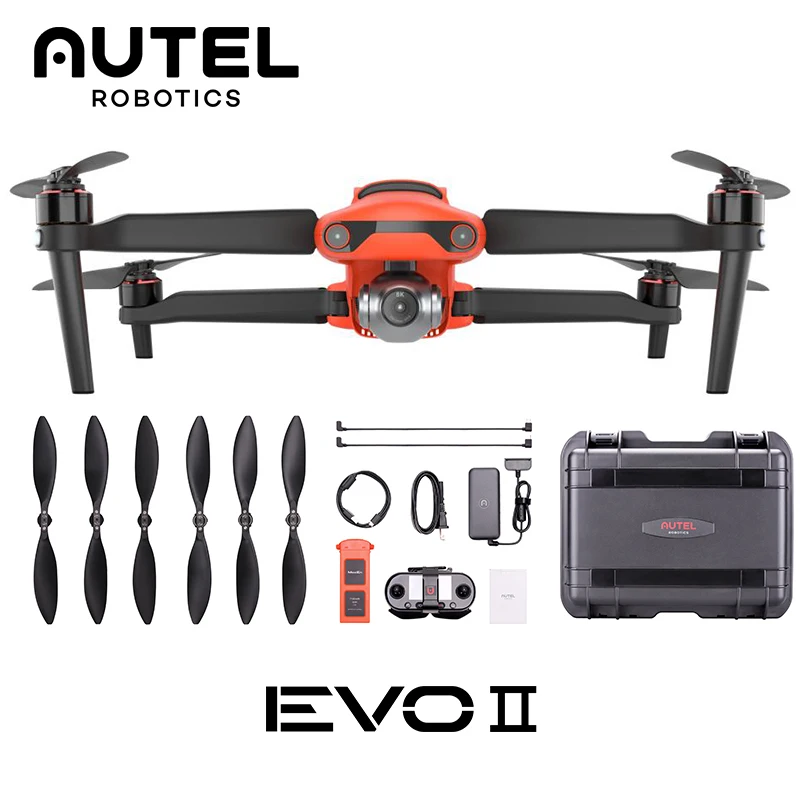 Дрон Autel Robotics EVO II камера 4K 8K HDR с глубиной цвета 10 бит 48MP количество активных