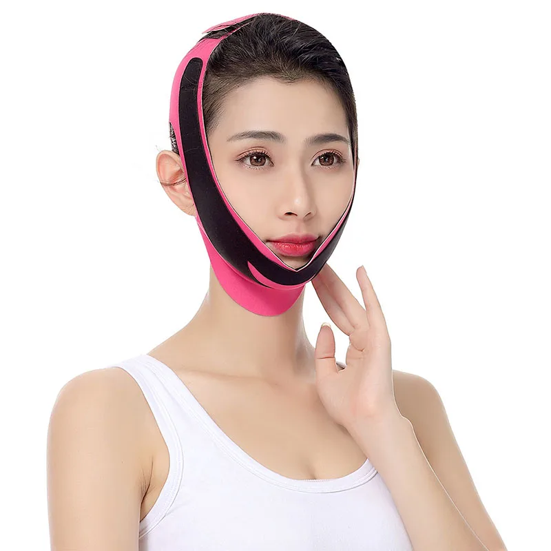 

Elastic Face Slimming Bandage V Line Face Shaper Women Chin Cheek Lift Up Belt Facial Massage Strap Face Skin Care Beauty Tools