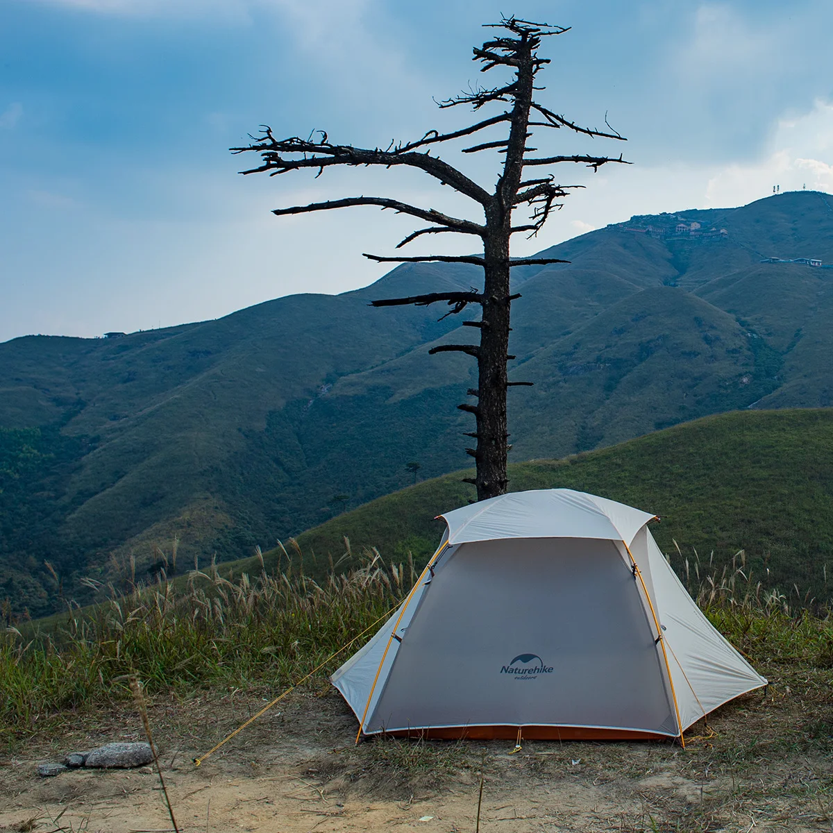 Палатка Naturehike Nebula 2 Ультралегкая двухместная палатка 20D нейлоновая силиконовая