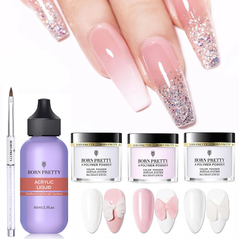 Born Pretty アクリルパウダー ネイルアート フラワーカービング グリッターデコレーション用 Aliexpress Beauty Health