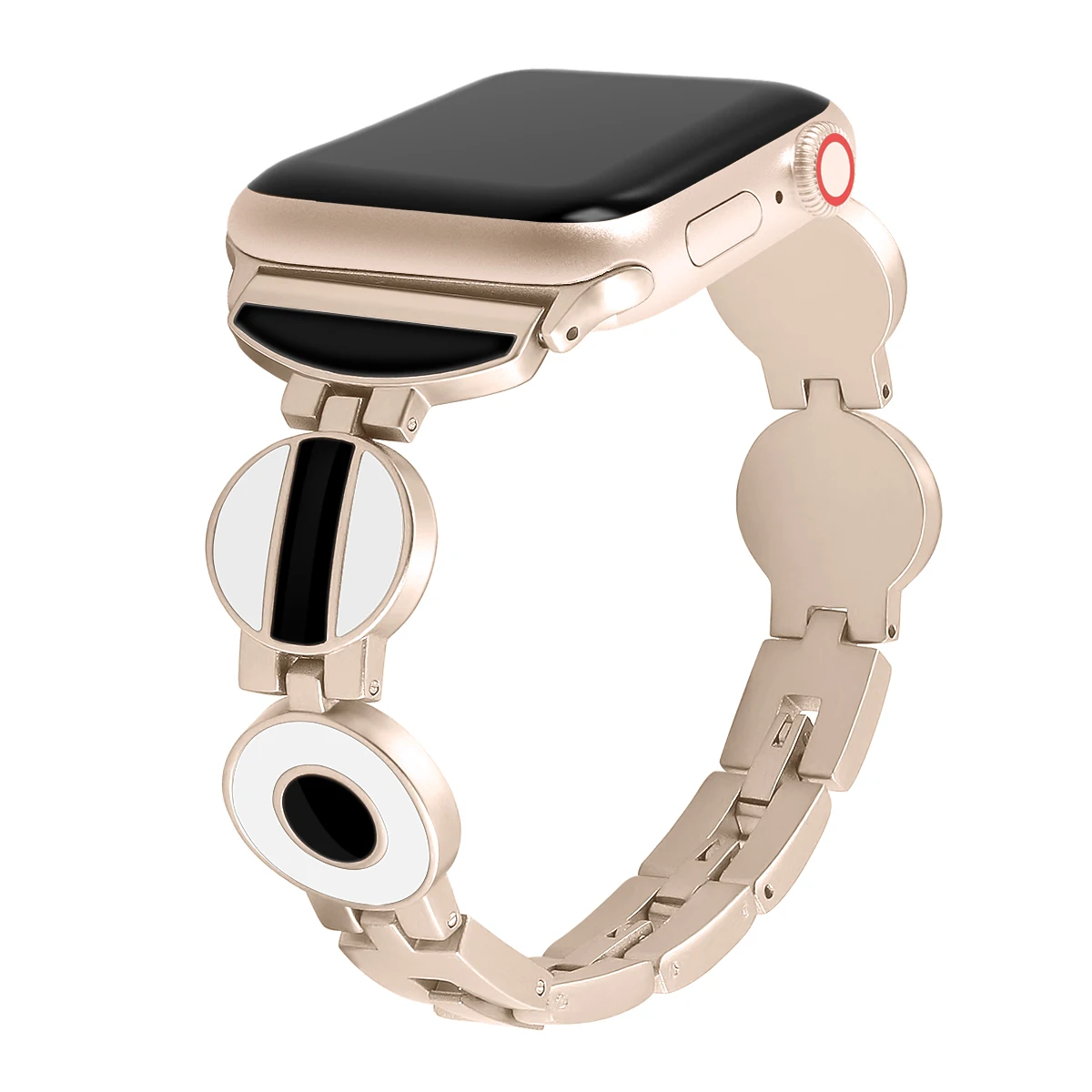 Нержавеющая сталь ремешок совместим для наручных часов Apple Watch 38 мм 40 мм Для женщин браслет для наручных часов Iwatch, ремешок Watch Series 5/4/3/2/1 металлический браслет