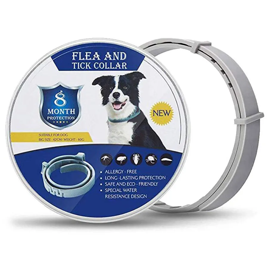 Removes Flea Tick Collar Adjustable Flea Tick Anti Insect Collar 8 Months Protection For Cats Dogs repellent Pet Supplies