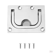 Набор из 4 лодочных палубных фитингов, напольный подъемник, ручка Люка из нержавеющей стали для лодочных палубных люков, дверная ручка