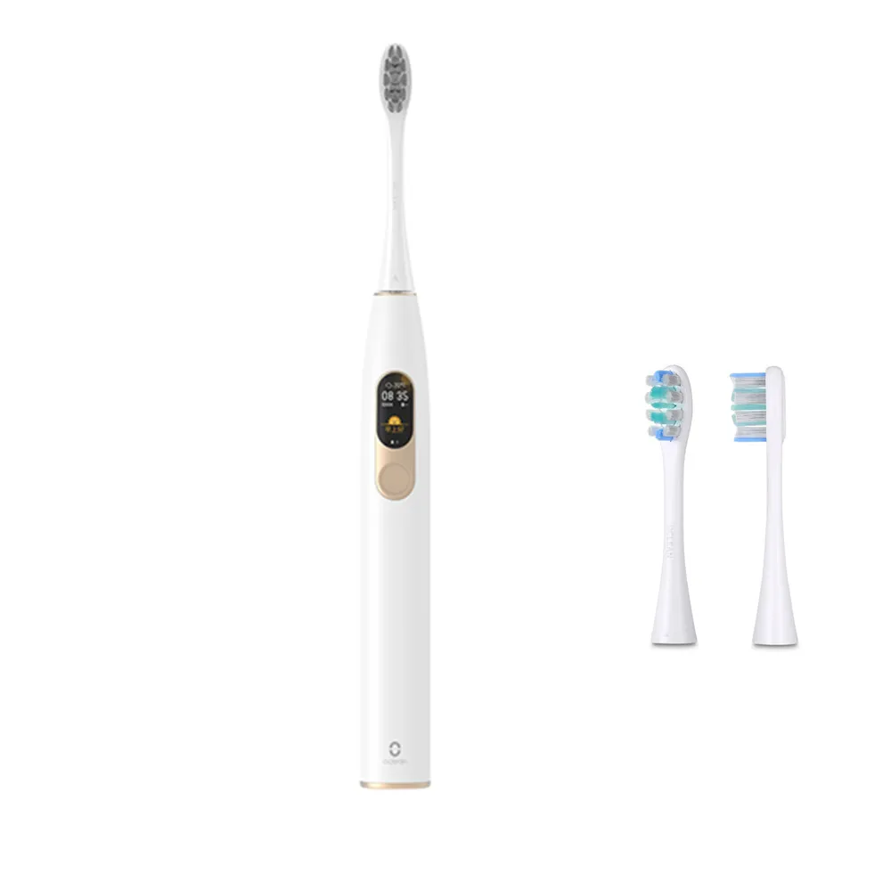 set 1 01 Oclean X Smart Sonic электрическая зубная щетка с цветным сенсорным экраном международная версия USB перезаряжаемая приложение управление - Цвет: set 1