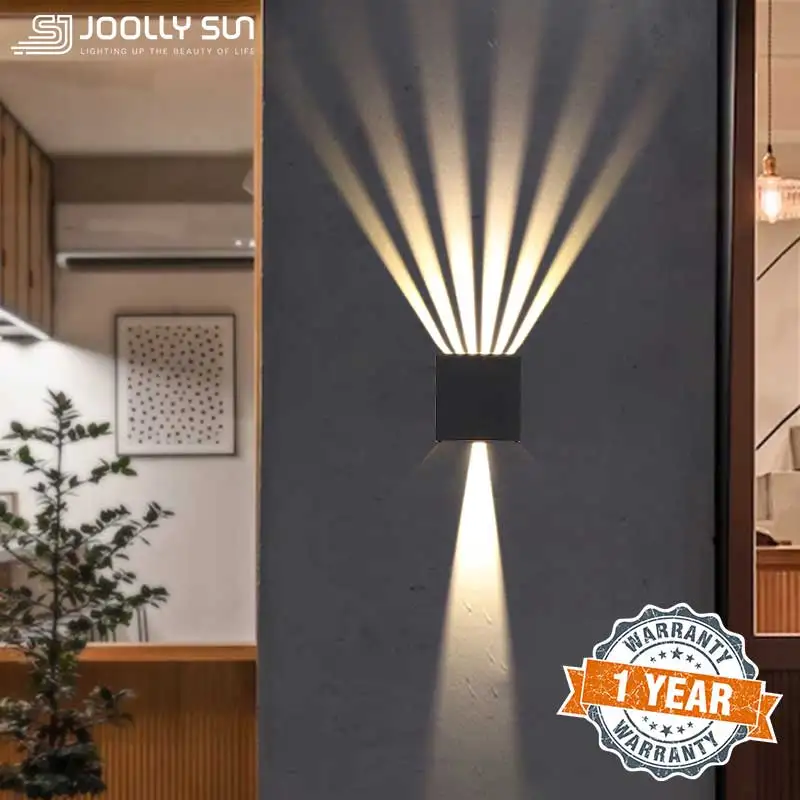 JoollySun Outdoor Wall Light Decoration Sconces Waterproof Balcony LED Lighting Fixtures Modern Up Down Lights Adjustable Angle