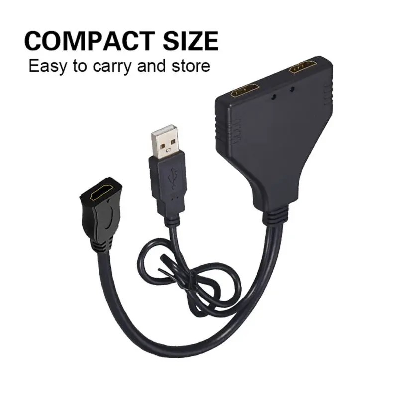 HDMI 2,0 сплиттер кабель одна мама к две мама двойной 4K x 2K 30HZ конвертер адаптер Шнур