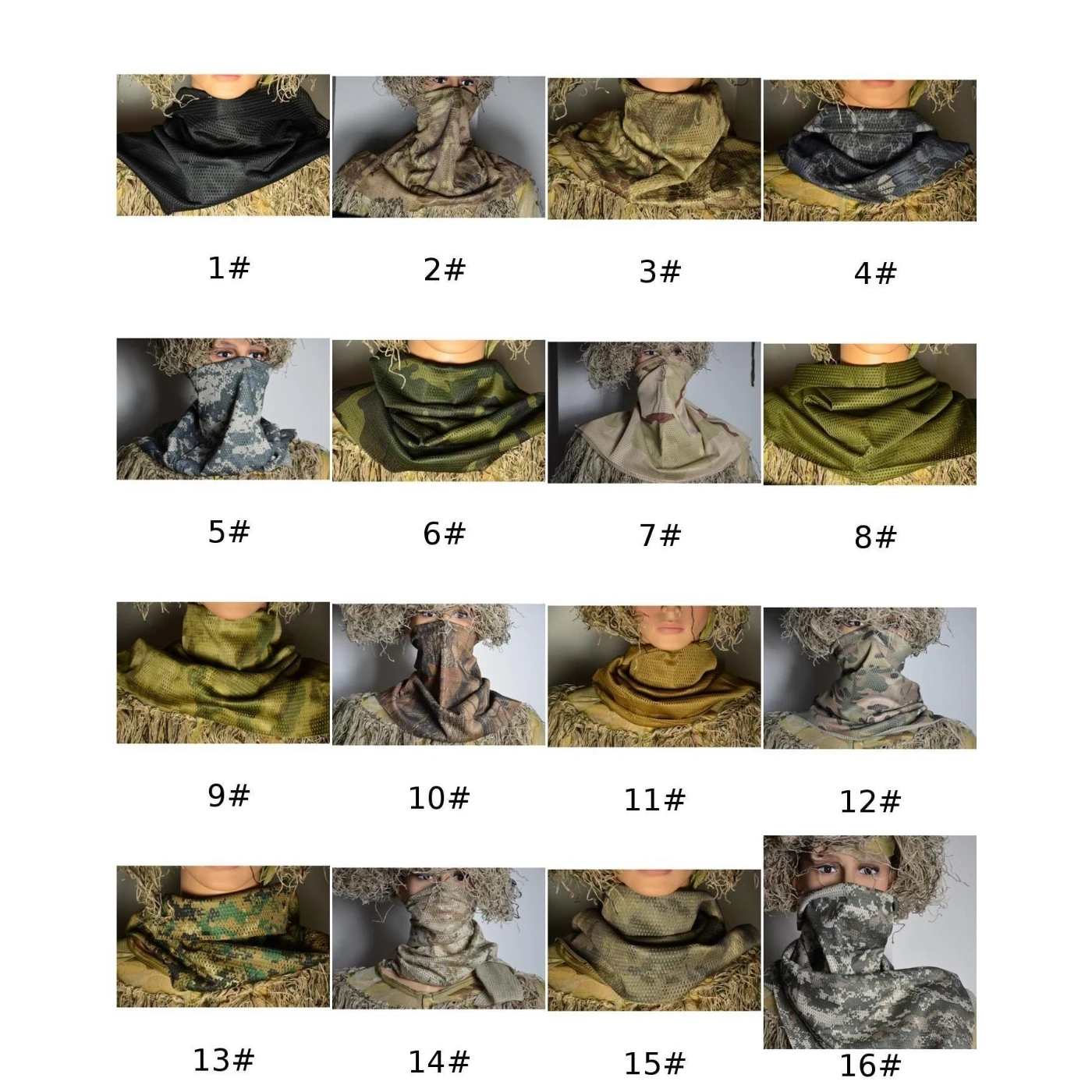 Уличный шарф деятельности платок сетки Материал головных уборов шеи с защитой от