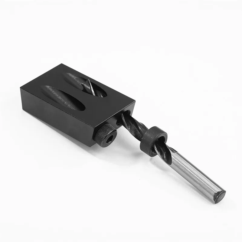 

Guide Oblique Hole Positioner 6/8/10mm 15 Angle Drill Bit Woodworking Locator Set DNJ998