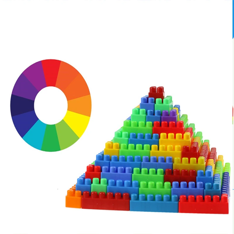 

Large particle building blocks puzzle large block large particles boys and women plastic spell insert baby 3 3 2