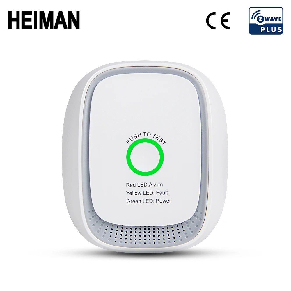HEIMAN Zwave GAS lpg leak detector Z wave Fire Security Alarm system safety Z-wave Smart home Leakage sensor HEIMAN Zwave GAS lpg leak detector Z wave Fire Security Alarm system safety Z-wave Smart home Leakage sensor