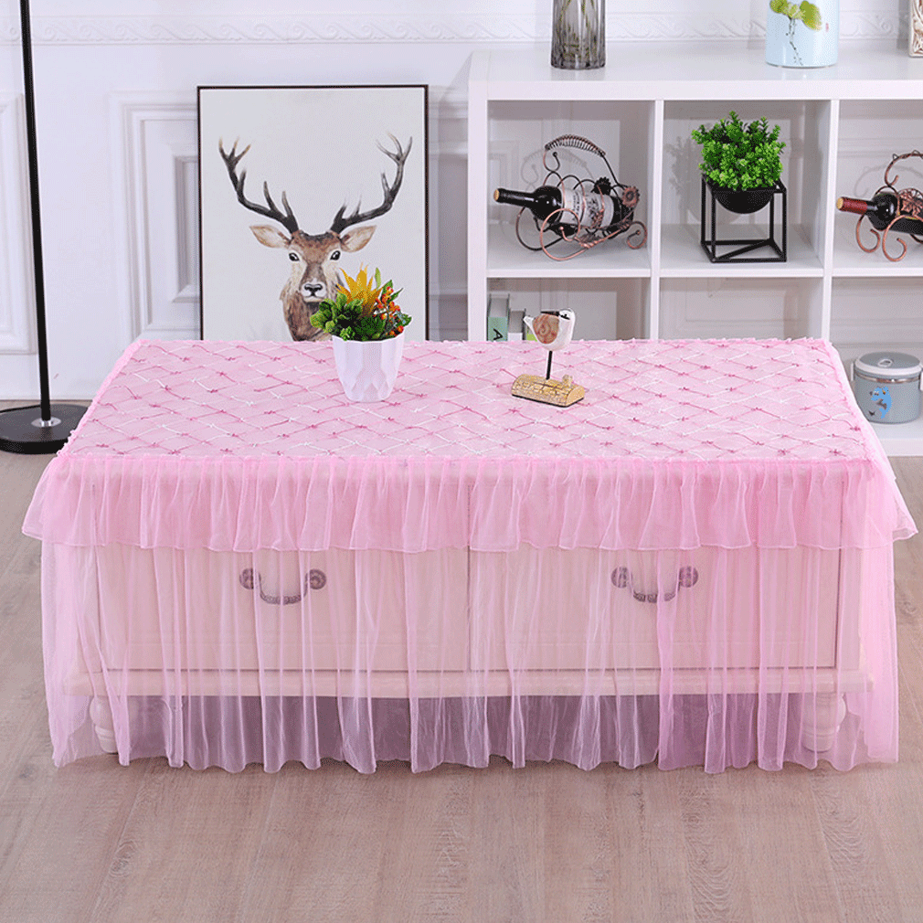 Vintage Lace Tablecloth Floral Table Runner Cloth Cover Wedding Party Decor