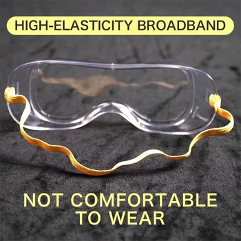 

1PCS Anti Dust Goggles Glasses Transparent Protective Face Mask Glasses For Children Kid Anti Wind Splash Eye Protective Glasses