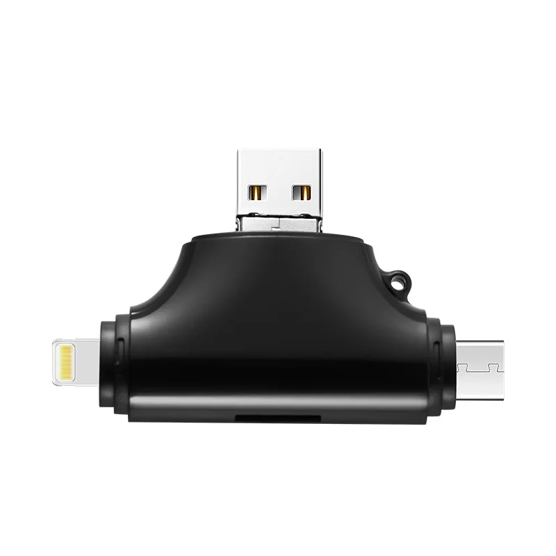 INGELON картридер card reader 4 in 1 кардридер USB 3 0 Портативный TF кард ридер для iphone ipad ipod