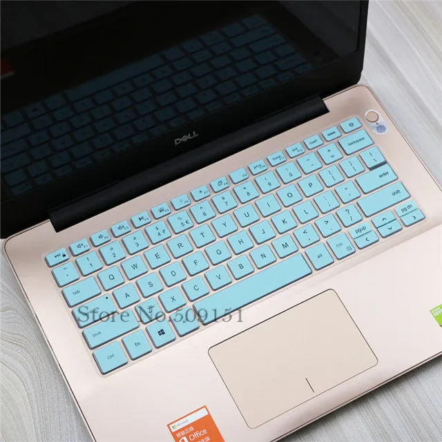 Skyblue Силиконовая Защитная крышка для клавиатуры ноутбука для 13," Dell Inspiron 13 5000 5390 Vostro 13 5390 Inspiron 13 7391 14 5498 - Цвет: Skyblue