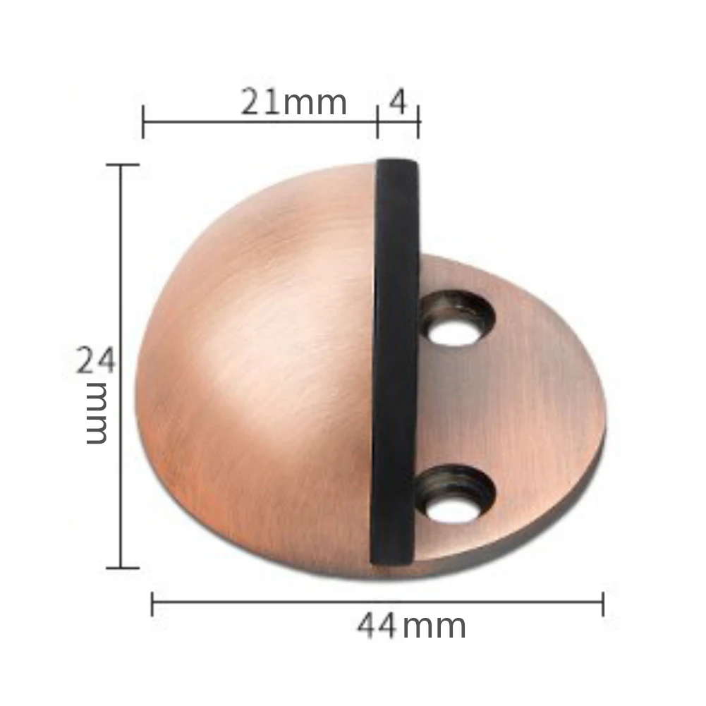 Floor Mounted Door Stopper Home Hotel Holder Sticker Dual Usage Office Baby Safety Protective Anti Collision Stainless Steel