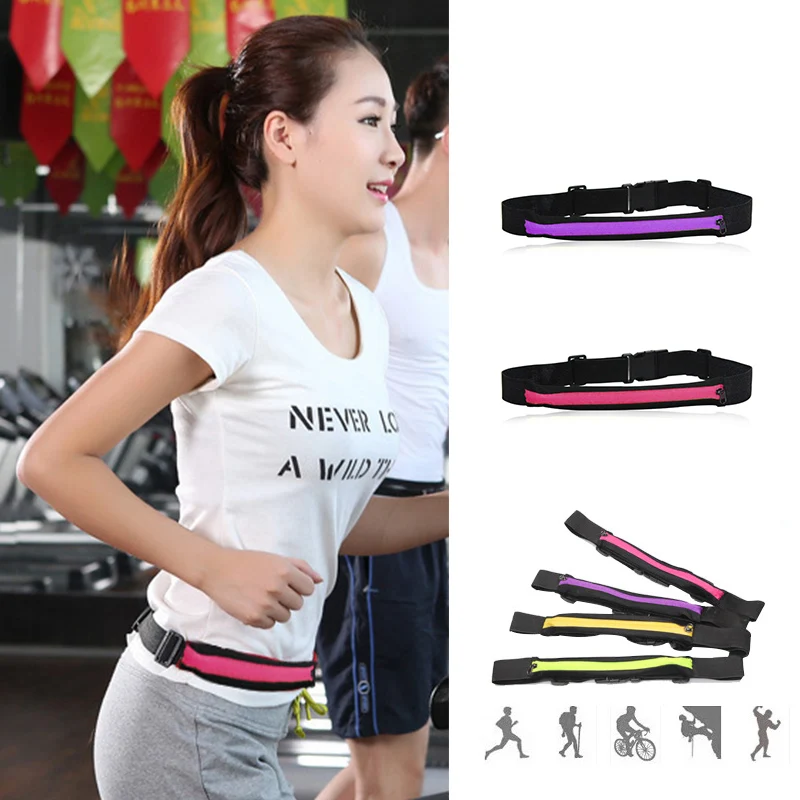 Sports Bag Jogging and Travel Waist Bag Women Portable fanny Pack For Women Zipper Banana Bag Anti-theft Kidney Bag