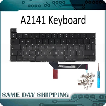 

New A2141 Keyboard EU UK US English FR French Spanish German Italian Danish Euro for MacBook Pro Retina 16" A2141 2019 Year