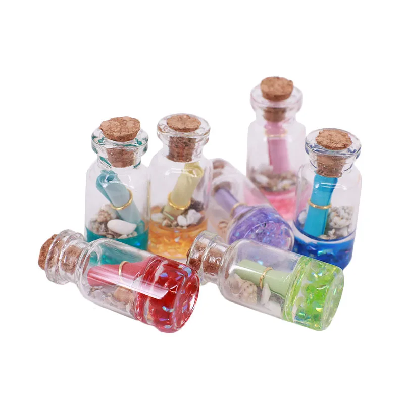 

1/12 кукольный мини-домик, бутылочка желаний, мечтательные цвета для OB11 1/6 Blyth куклы-Барби, аксессуары, сцена, модель, детские игрушки «сделай сам»