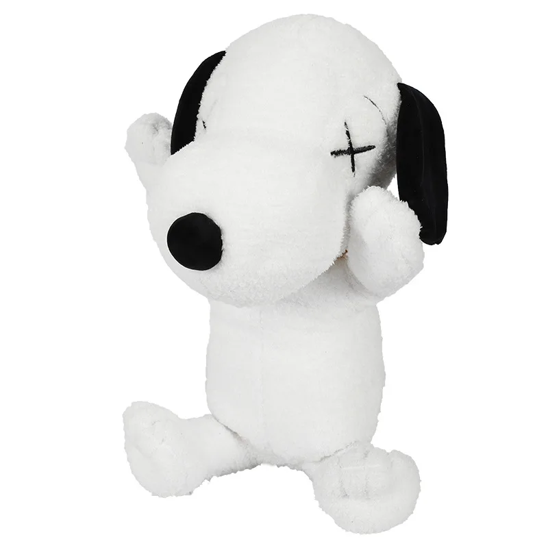 45-75 см милые Мультяшные Snoopy плюшевые игрушки куклы каваи большая кукла собака плюшевая игрушка животные День Святого Валентина подарок на день рождения - Цвет: white  55cm