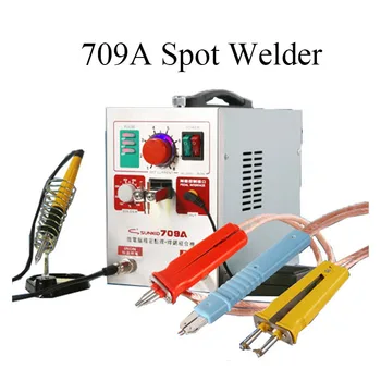 Best 2 PCS 110V 709A Spot Welder With Welder Pen,Spot Welder For 18650 ,spot Welder Welding Station For 18650