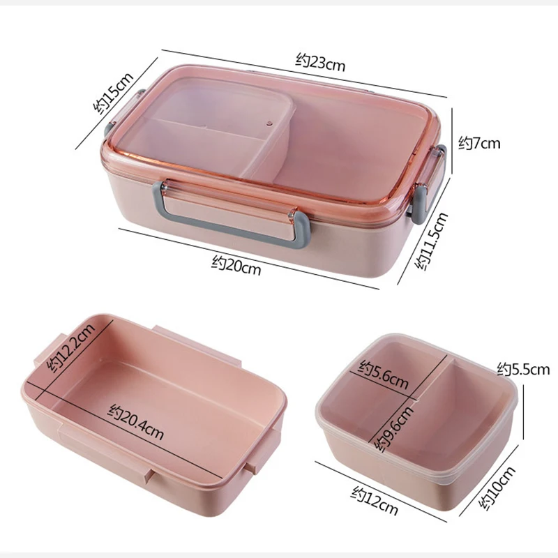 Отсек ланч-боксов. Bento Box Lunchbox контейнеры для детей, мальчиков девочек взрослых школы Bentobox планирования еды части Containe