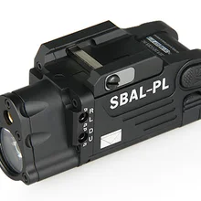 500 люмен белый светильник винтовка подсветка для оружия флэш-светильник с красным лазером направляющая пистолета M1913 рельсовая HK15-0080