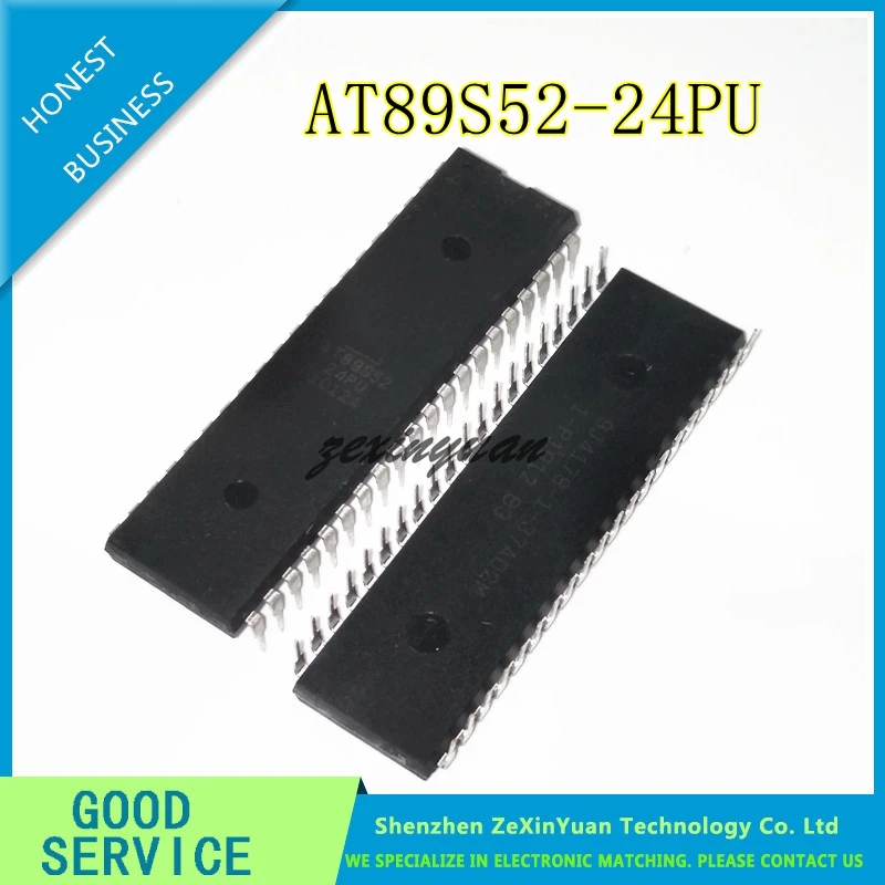 

5PCS 10PCS AT89S52-24PU AT89S52 DIP-40 original IC In stock!