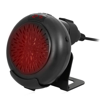 

220V 900W Electric Heater Mini Fan Heater Household Adjustable Plug-in Wall Handy Heating Stove Radiator Warmer Machine Winter