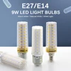 LED Bulb E27 9W AC220V 80LEDs Clear / Milky Cover High Brightness No Flicker Energy Saving LED Light LED Corn Bulb Lamp. ► Photo 2/6