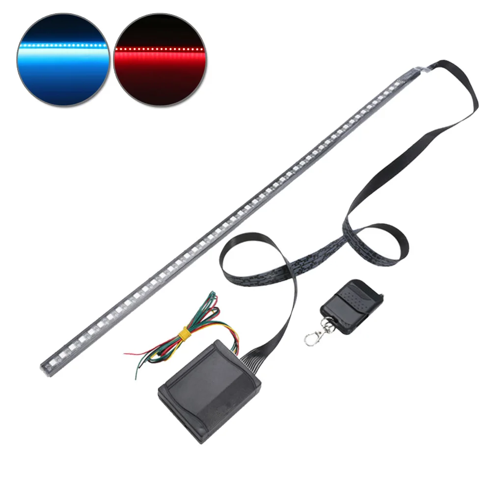 Авто 48LED 5050 SMD светильник RGB Стробоскоп Вспышка водонепроницаемый+ пульт дистанционного управления
