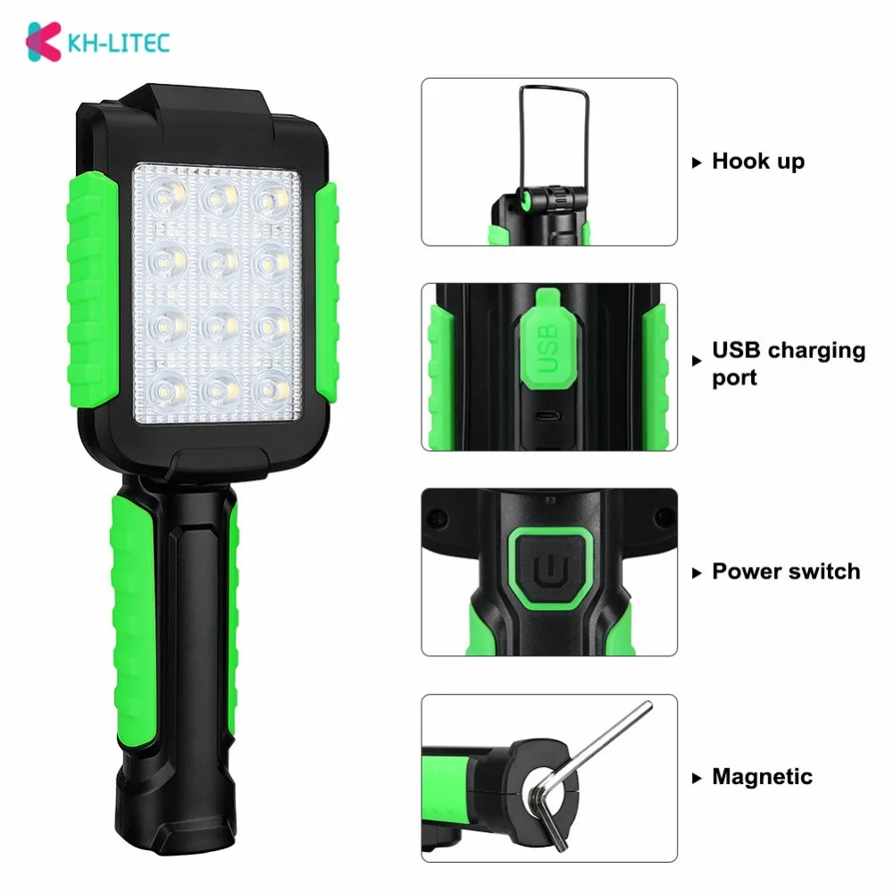 3-Mode-LED-Flashlight-LED-Work-Light-Rechargeable-USB-Work-Inspection-Light-With-Magnet-Torch-Portable-Lanterna-250Lumens-Flashlamp(2)