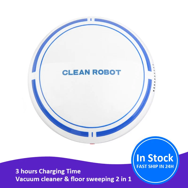 2 In 1 Rechargeable Floor Sweeping Robot Dust Catcher Intelligent