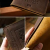 Genuine Leather Passport Cover Designed For Russian Federation Crazy Horse Leather Card Holder Business Bilingual Passport Case ► Photo 3/6