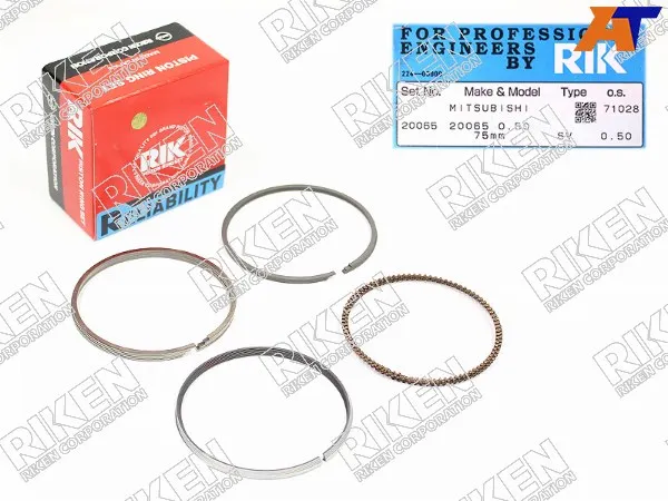 Кольца поршневые (комплект) 0 50 MITSUBISHI COLT/PLUS 3A91/4A90/4A91 08-11 RIKEN 20065 050 |