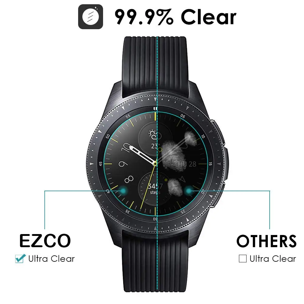 Чехол для samsung gear S3 Frontier защитная пленка Защита для samsung Galaxy Watch 42 мм 46 мм экран из закаленного стекла